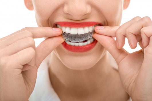 Wearing Orthodontic Silicone Trainer