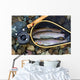 Trout inside Landing Net Wall Mural