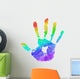 Rainbow Handprint Wall Decal