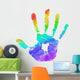 Rainbow Handprint Wall Decal