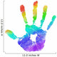 Rainbow Handprint Wall Decal