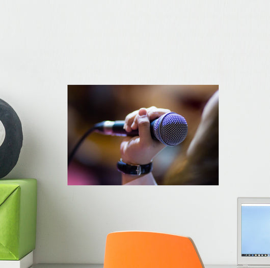 microphone Wall Mural