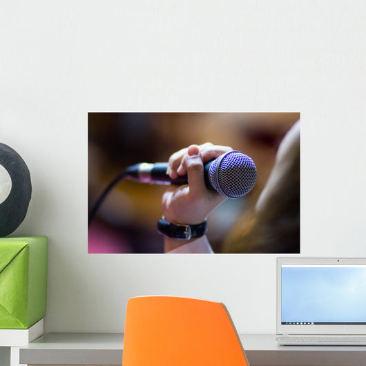 microphone Wall Mural