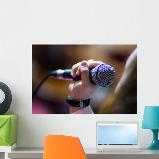 microphone Wall Mural