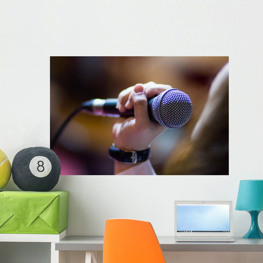 microphone Wall Mural