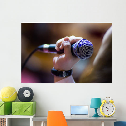 microphone Wall Mural