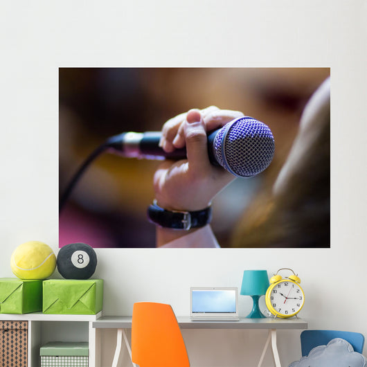 microphone Wall Mural