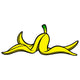 Banana Peel Wall Decal