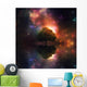 Night sky and tree Wall Mural