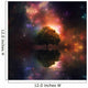Night sky and tree Wall Mural