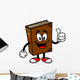 Bible School Mascot with Thumbs Up Wall Decal