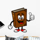 Bible School Mascot with Thumbs Up Wall Decal