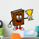 Bible School Mascot with Trophy Wall Decal