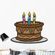 Birthday Cake Wall Decal