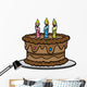 Birthday Cake Wall Decal
