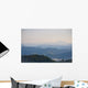 Early morning fog and cloud mountain Wall Mural