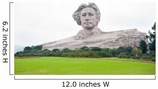 Chairman Mao statue in Changsha, Hunan Province, China Wall Mural