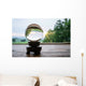 Glass ball in the sunlight Wall Mural
