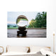 Glass ball in the sunlight Wall Mural