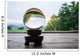 Glass ball in the sunlight Wall Mural