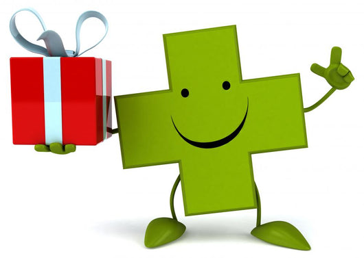 Happy Pharmaceutical Cross Wall Decal