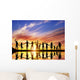 Happy group of diverse people, friends, family together Wall Mural