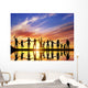 Happy group of diverse people, friends, family together Wall Mural