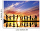 Happy group of diverse people, friends, family together Wall Mural
