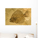 Fossil of a fish. Wall Mural