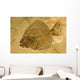 Fossil of a fish. Wall Mural