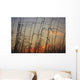 Tall grasses blowing wind twilight  Wall Mural