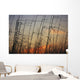 Tall grasses blowing wind twilight  Wall Mural