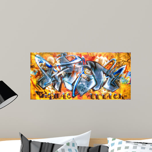 Cool Urban Art Wall Mural