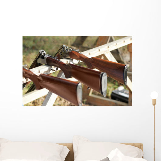 Skeet shooting Wall Mural