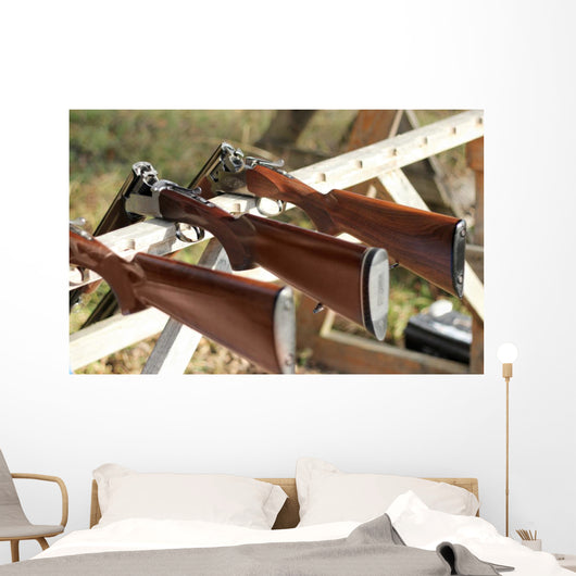 Skeet shooting Wall Mural