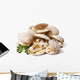 clams isolated on white background Wall Decal