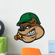 Bulldog Army Mascot Wall Decal