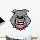 Bulldog Head On View Wall Decal