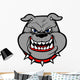 Bulldog Head On View Wall Decal