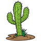 Cactus Tree Wall Decal