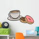 Cafe Donuts and Coffee Wall Decal