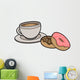 Cafe Donuts and Coffee Wall Decal