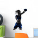 woman boxer boxing kickboxing silhouette isolated Wall Decal