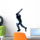 Cricket player  batsman silhouette Wall Decal