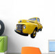 Vintage Yellow Truck Wall Decal