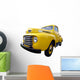 Vintage Yellow Truck Wall Decal
