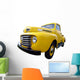 Vintage Yellow Truck Wall Decal