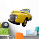Vintage Yellow Truck Wall Decal