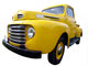 Vintage Yellow Truck Wall Decal