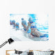 children group  at swimming pool Wall Mural